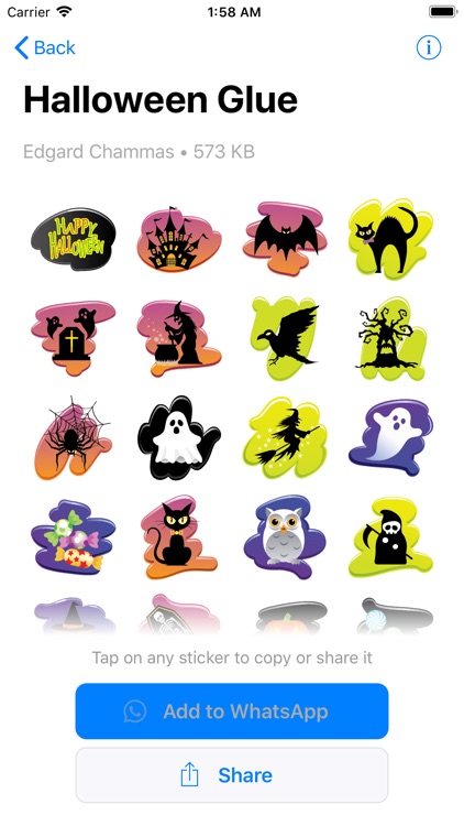 Halloween Sticker Art screenshot-4