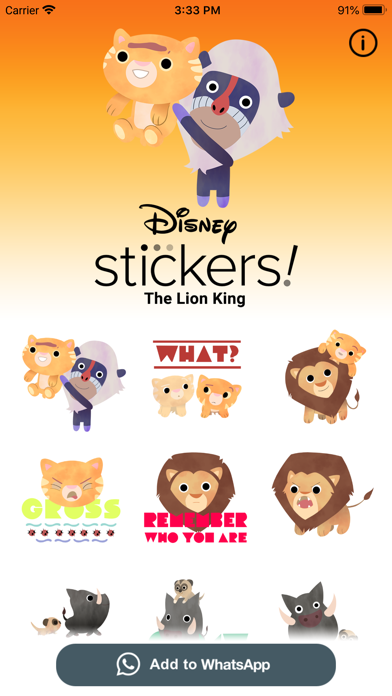 The Lion King Stickers Screenshot 5