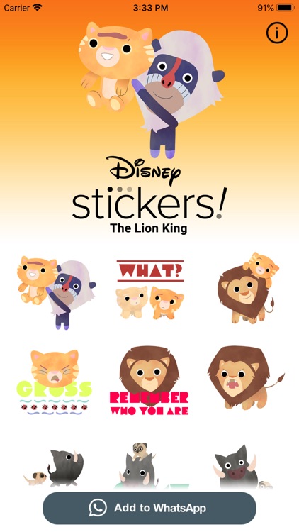 The Lion King Stickers screenshot-4