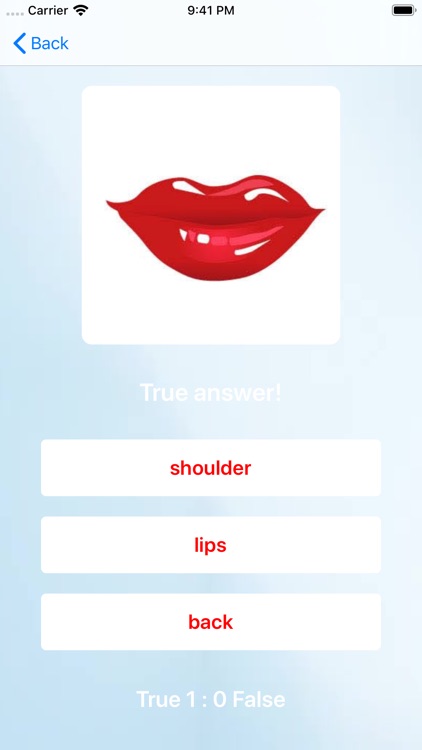 Body Quiz - учим части тела screenshot-3