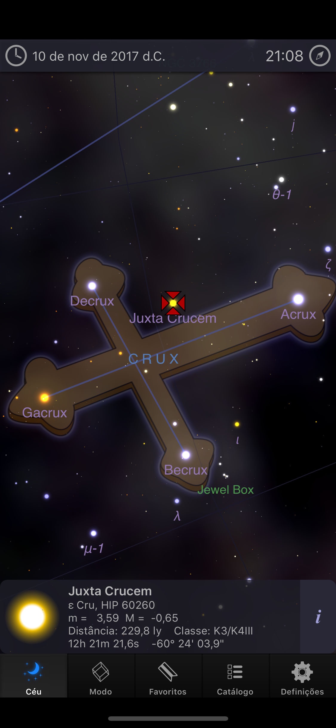 Screenshot do app Astro 3D+
