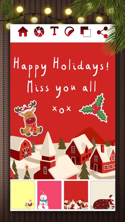 Merry Christmas Card Maker screenshot-4