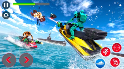 Jet Ski Robots War Submarine screenshot 4
