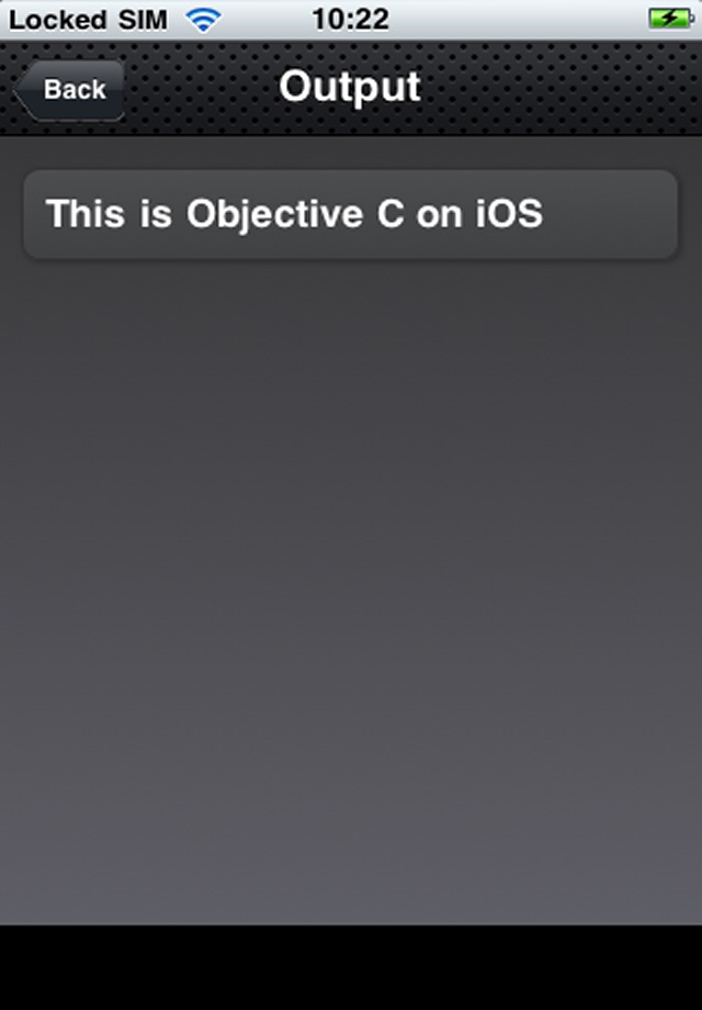 Objective C screenshot 2