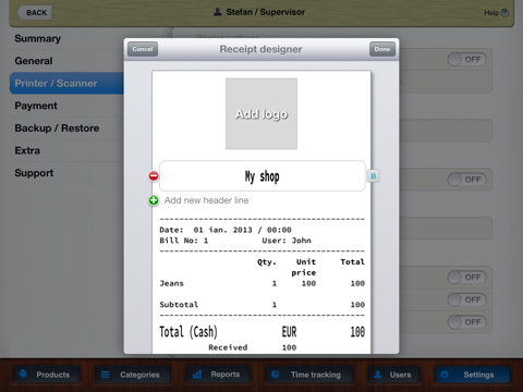 Cashy-POS Lite screenshot 2