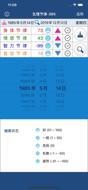 App Store 上的 生理节律 365
