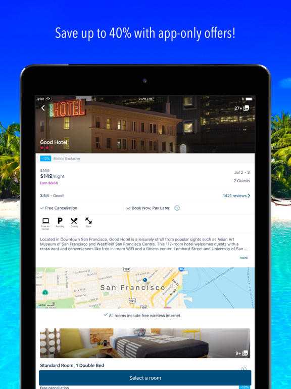 Orbitz Flights, Hotels, Cars screenshot