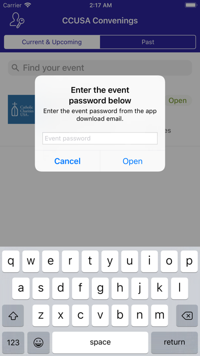 How to cancel & delete CCUSA Convenings from iphone & ipad 2