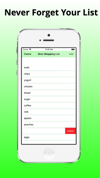 EZ Grocery List IQ App screenshot 3