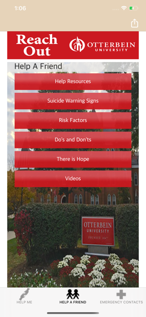 Otterbein University Reach Out