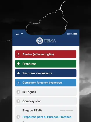 Captura de Pantalla 2 FEMA iphone