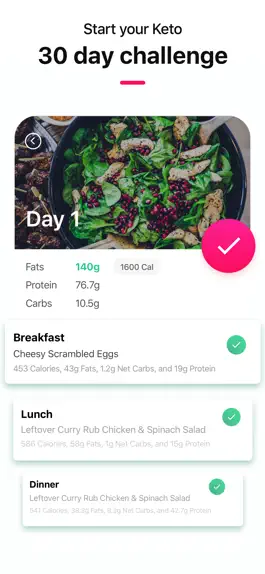 Game screenshot Keto Diet App:Menu and Tracker hack