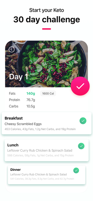 Keto Diet App:Menu and Tracker(圖3)-速報App