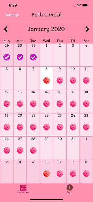 Birth Control Pill Reminder