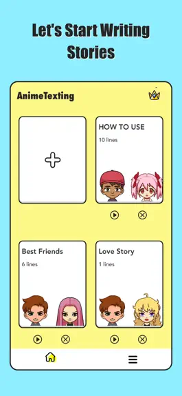 Game screenshot AnimeTexting: Chat Story Maker mod apk