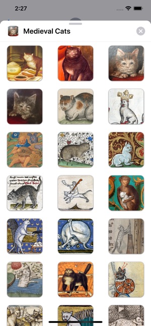 Medieval Cats Sticker Pack