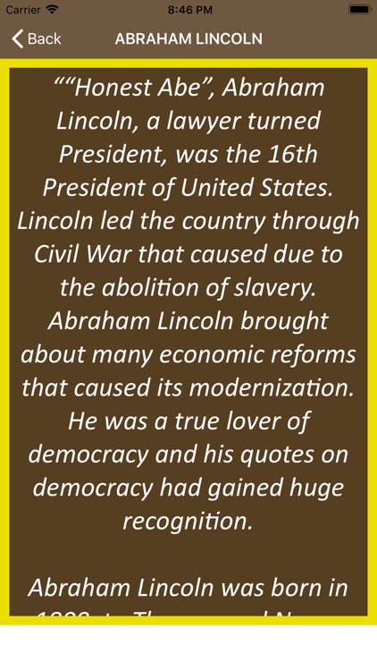 Abraham Lincoln Wisdom screenshot-4