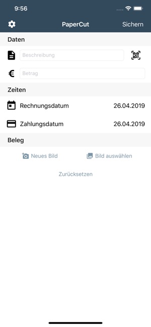 PaperCut -Belegerfassung mobil