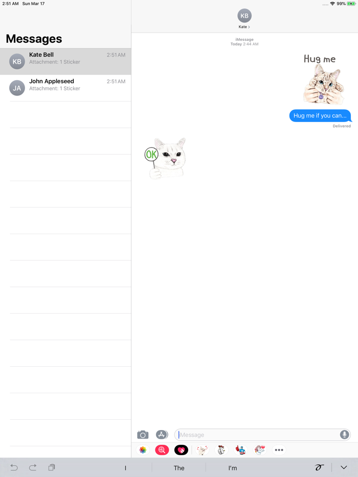 Hug Me If You Can Stickers