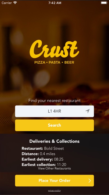 Crust Pizza UK