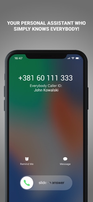 Everybody - AI caller ID