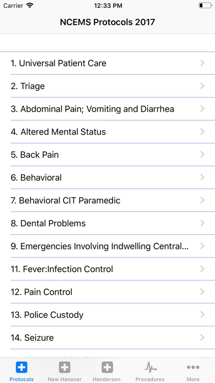 NC EMS Protocols