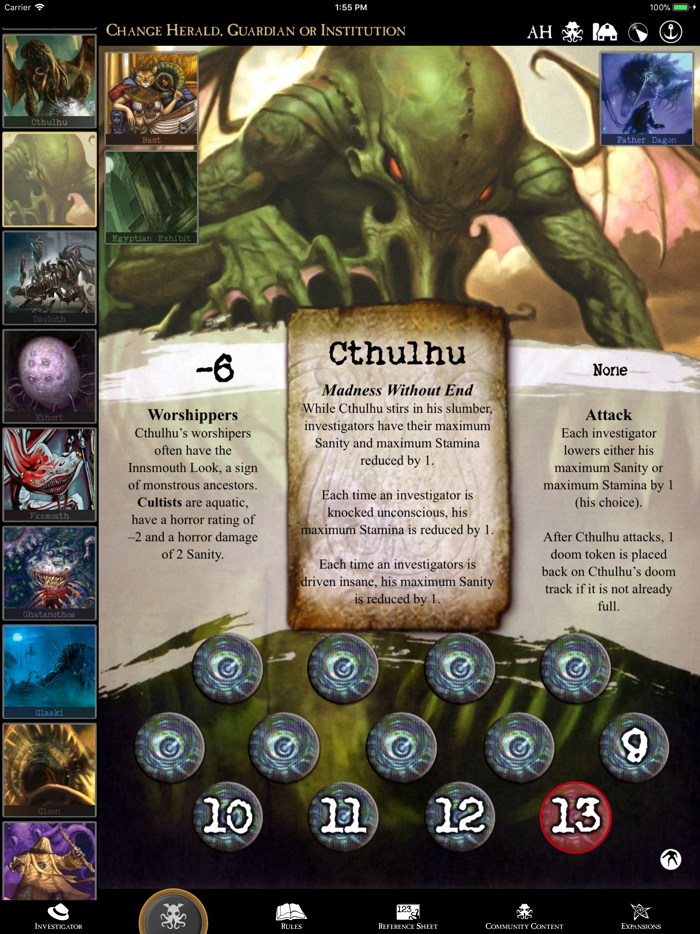 Assistant for Arkham Horror