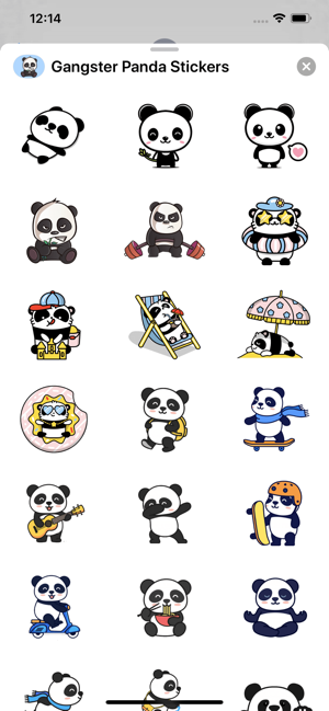 Gangster Panda Stickers(圖1)-速報App