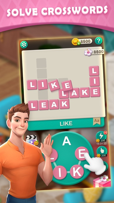 Word Villas-Crossword & Design Hack screenshot 3 - game app interface