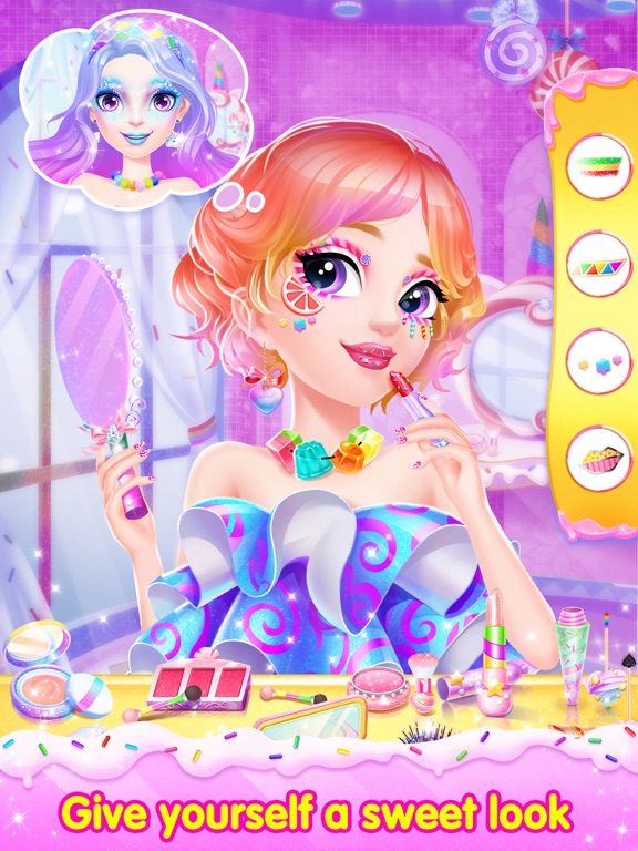 Sweet Princess Candy Makeup screenshot 2