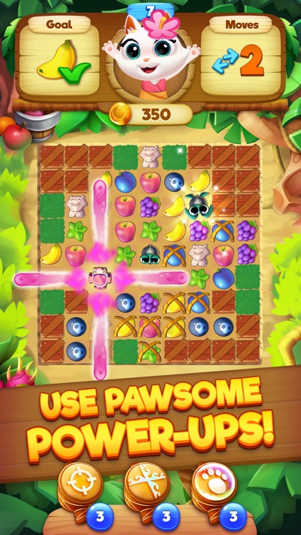 Tropicats: Match 3 Puzzle Game screenshot-2
