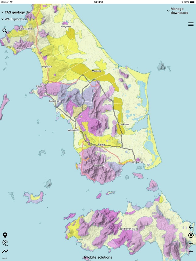 Australian Geology Travel Maps On The App Store