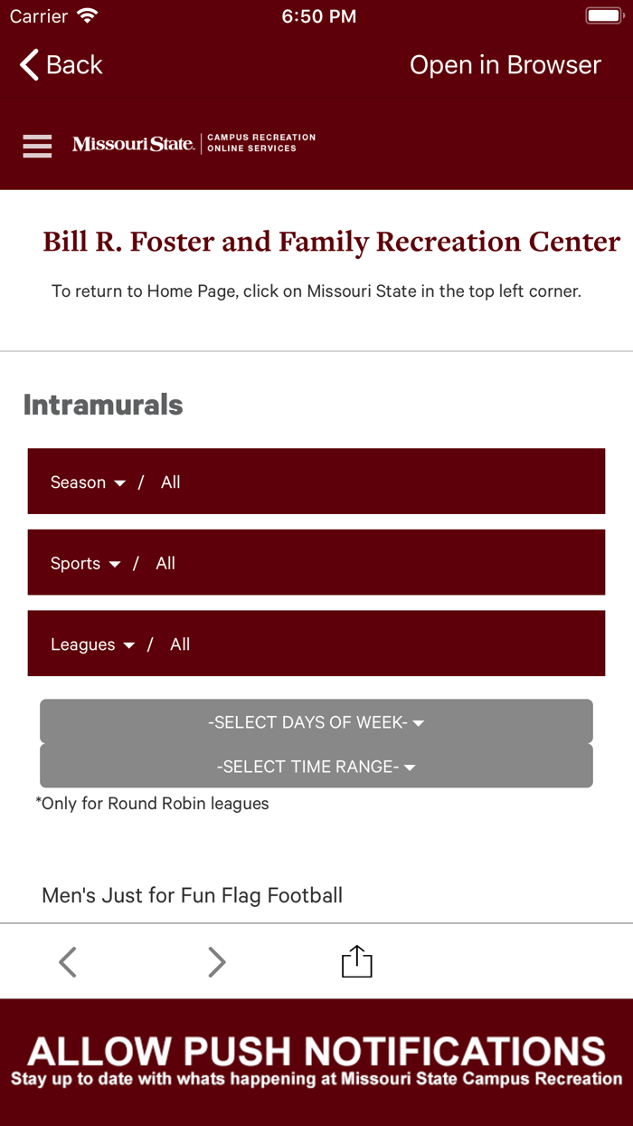 MSU CAMPUS RECREATION