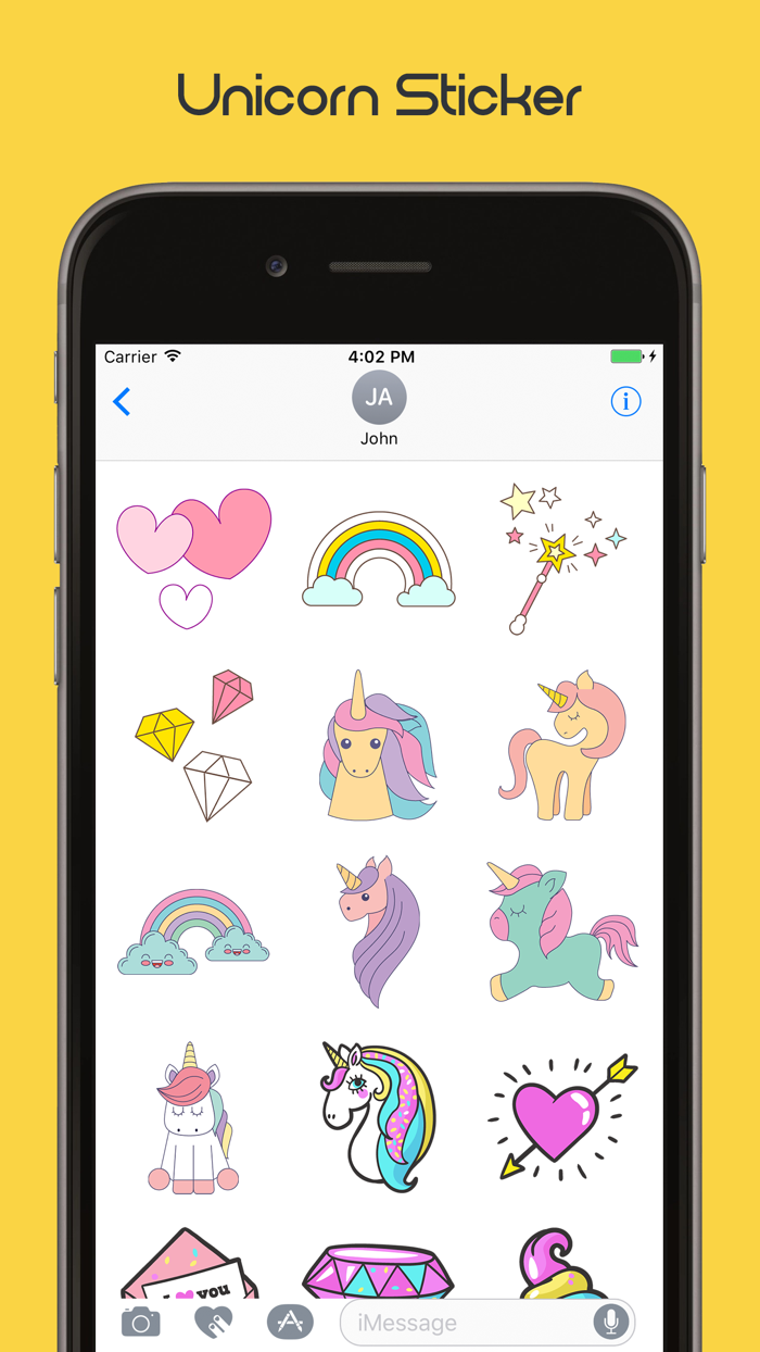Unicorn Stickers Sweet