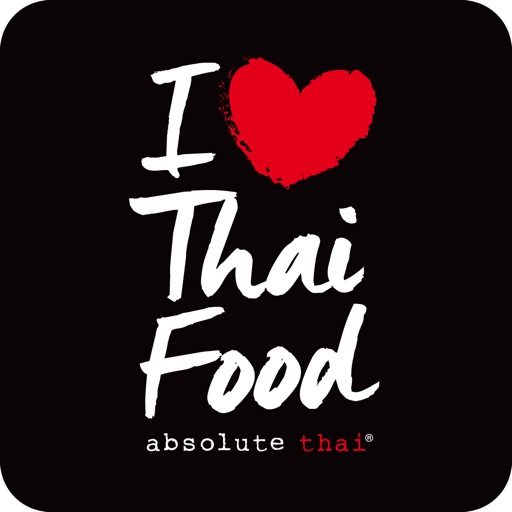 Thai loves. Надпись i Love Thai food.