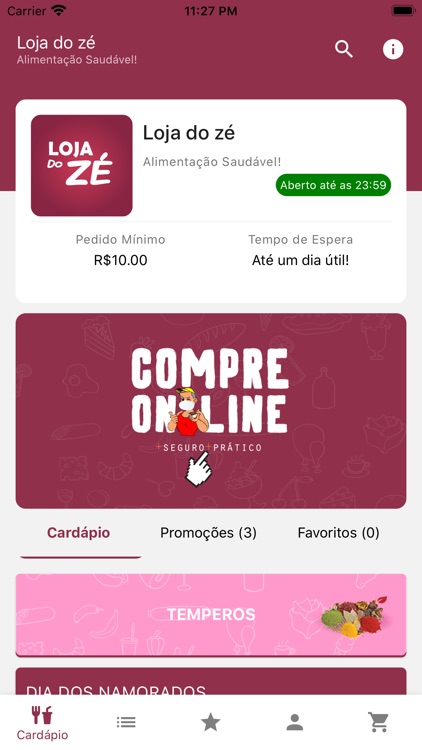 Loja do Zé - Delivery