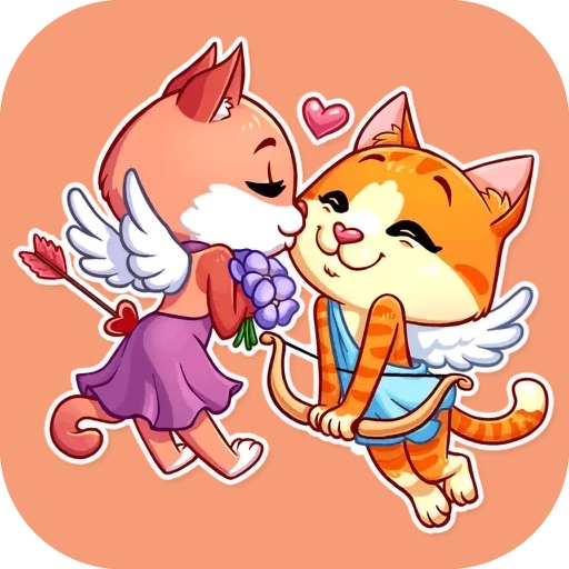 Love Cat Stickers Pack icon