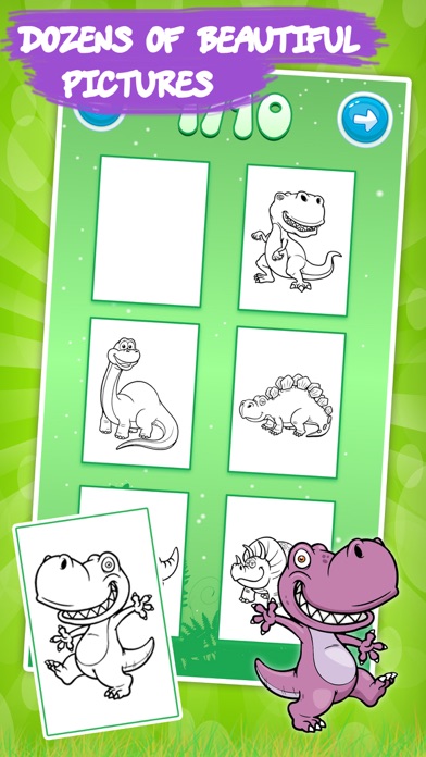 How to cancel & delete Best coloring book : Dinosaurs from iphone & ipad 3