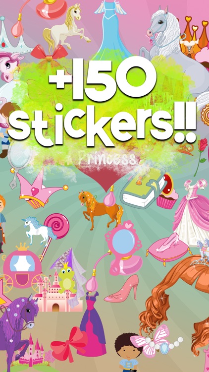 Fairytale Princess Stickers screenshot-3