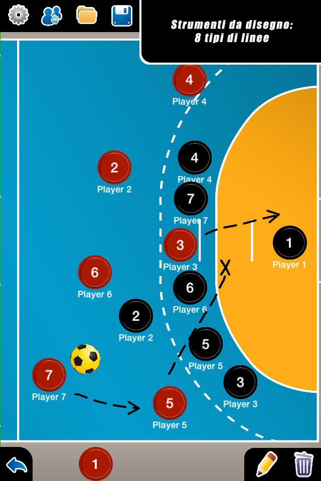 Coach Tactic Board: Handball screenshot 3