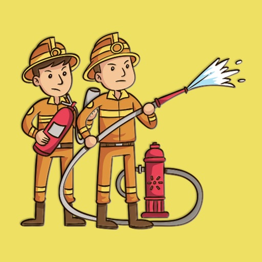 Hero Firefighter Stickers