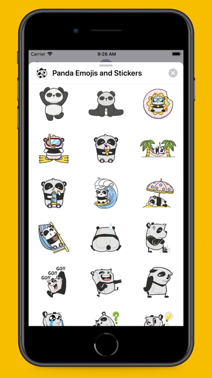 Panda Emojis and Stickers