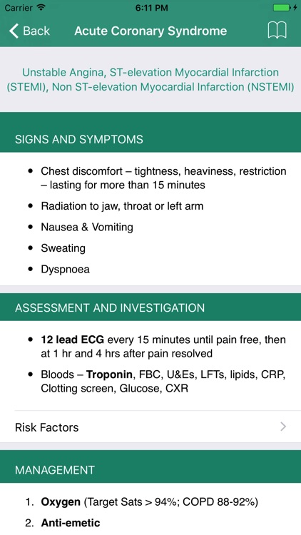 Green Book Clinical Guidelines