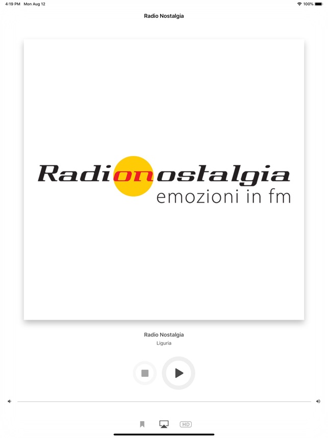 halsband wildernis Schepsel Radio Nostalgia Liguria on the App Store