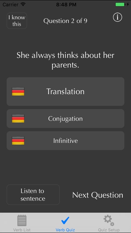 German Irregular Verbs