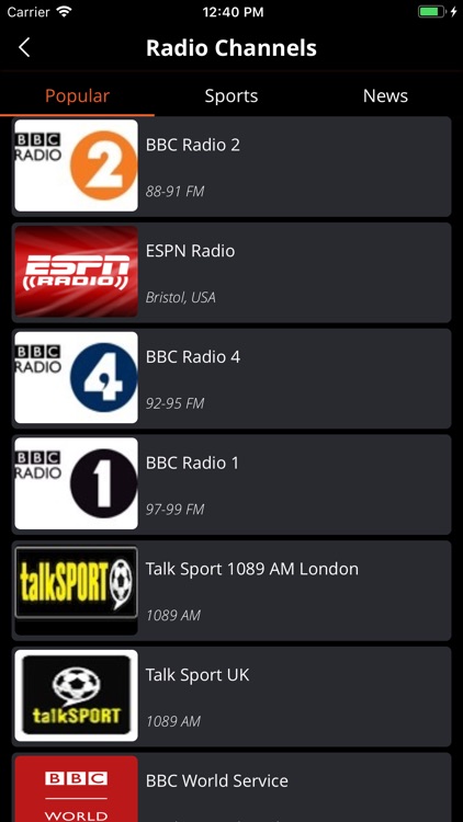 Live Sport FM: Radio & News 24 screenshot-7