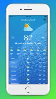 weather for disney world iphone screenshot 3