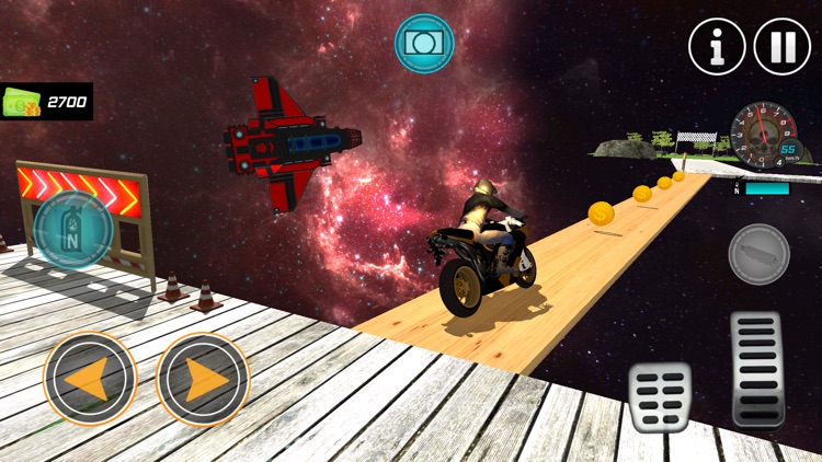 Galaxy Bike Ramp Stunts