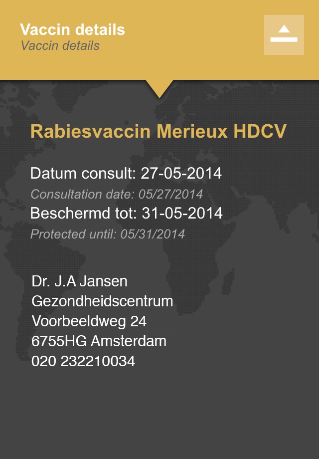 Vaccinatie Register screenshot 3