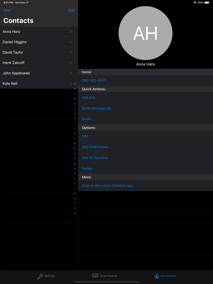 Contacts Pro Manager